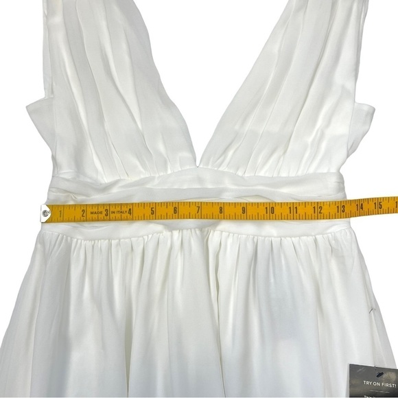 NWT Lulu's Heavenly Hues White Mini Dress Size S - Picture 8 of 9